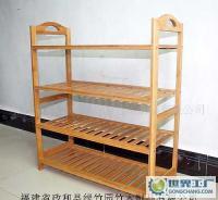 绿竹园竹木制品 可拆卸4层楠竹鞋架[供应]_世界工厂网中国产品信息库