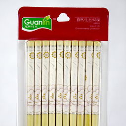 冠林金玉良缘竹木筷10双装